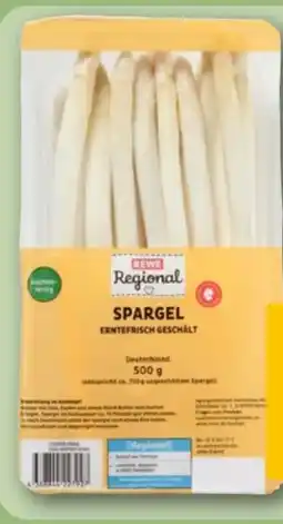REWE Rewe Regional Spargel weiß Angebot