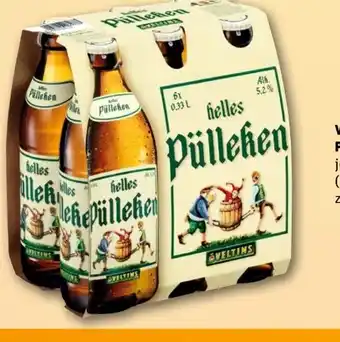 REWE Veltins Pülleken Helles Angebot