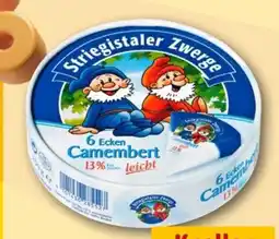 REWE Striegistaler Zwerge 6 Ecken Camembert Leicht Angebot
