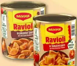 REWE Maggi Ravioli in pikanter Sauce Angebot