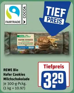 REWE Rewe bio hafer cookies milchschokolade Angebot