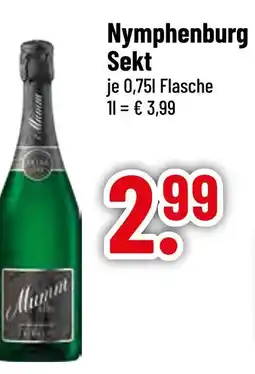 trinkgut Nymphenburg sekt Angebot