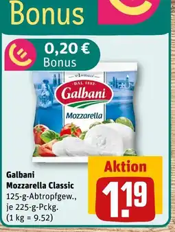 REWE Galbani mozzarella classic Angebot