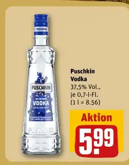 REWE Puschkin vodka Angebot