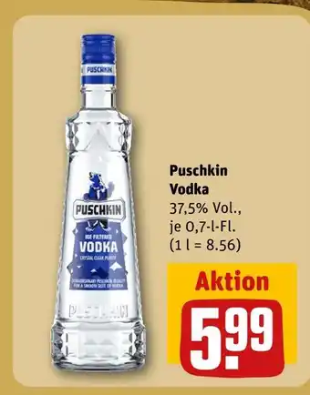 REWE Puschkin vodka Angebot