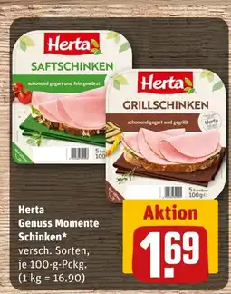REWE Herta genuss momente schinken Angebot