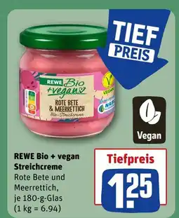 REWE Rewe bio + vegan streichcreme Angebot
