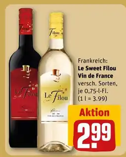REWE Le filou le sweet filou vin de france Angebot