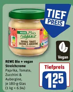 REWE Rewe bio + vegan streichcreme Angebot