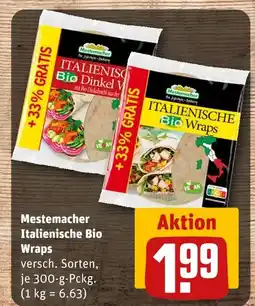 REWE Mestemacher italienische bio wraps Angebot