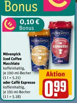 REWE Mövenpick iced coffee macchiato oder caffè espresso Angebot