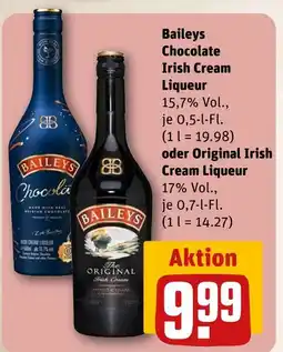 REWE Baileys baileys chocolate irish cream liqueur oder original irish cream liqueur Angebot