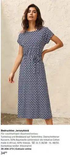 Tchibo Bedrucktes jerseykleid Angebot