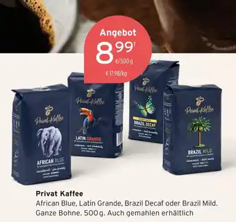Tchibo Privat kaffee Angebot