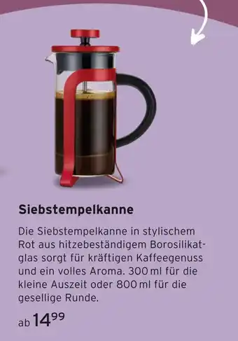 Tchibo Siebstempelkanne Angebot