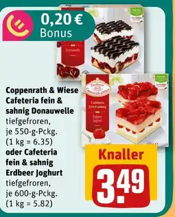 REWE Coppenrath & wiese cafeteria fein & sahnig donauwelle oder cafeteria fein & sahnig erdbeer joghurt Angebot