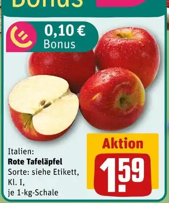 REWE Rote tafeläpfel Angebot