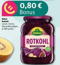 REWE Kühne rotkohl Angebot