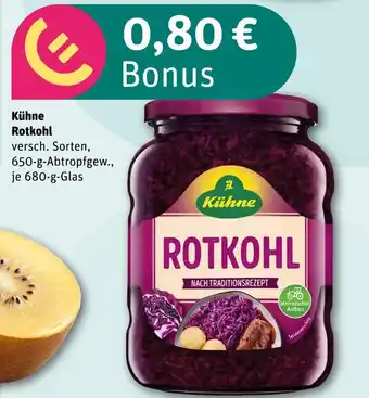 REWE Kühne rotkohl Angebot