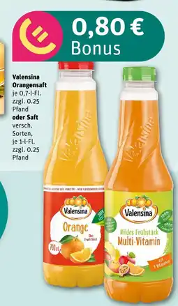 REWE Valensina orangensaft oder saft Angebot