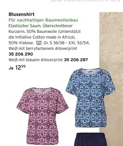 Tchibo Blusenshirt Angebot