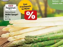 REWE Rewe regional weißer spargel Angebot