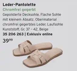 Tchibo Leder-pantolette Angebot