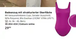 Tchibo Badeanzug mit strukturierter oberfläche Angebot
