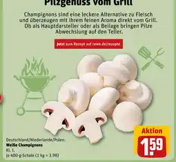 REWE Weiße champignons Angebot