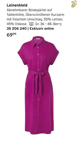Tchibo Leinenkleid Angebot