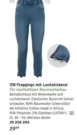 Tchibo 7/8-treggings mit lochstickerei Angebot