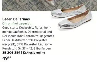 Tchibo Leder-ballerinas Angebot