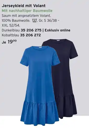 Tchibo Jerseykleid mit volant Angebot