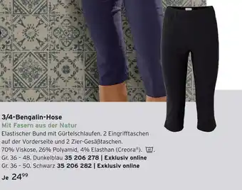 Tchibo 3/4-bengalin-hose Angebot
