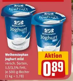 REWE Weihenstephan joghurt mild Angebot