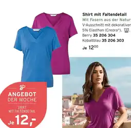 Tchibo Shirt mit faltendetail Angebot