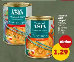 PENNY Taste of asia currysuppe Angebot