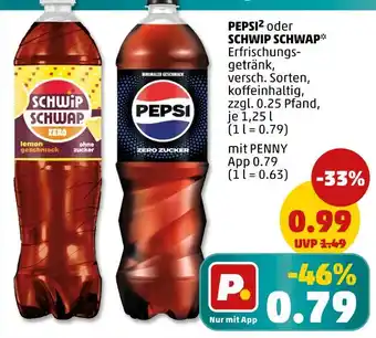 PENNY Pepsi pepsi , schwip schwap oder 7up Angebot