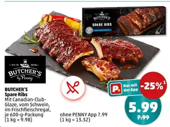 PENNY Butcher's spare ribs Angebot