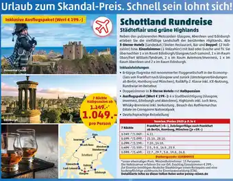 PENNY Penny reisen schottland rundreise Angebot