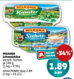 PENNY Milkana schmelzkäse Angebot
