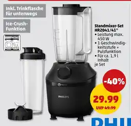 PENNY Philips standmixer-set hr2041/41 Angebot