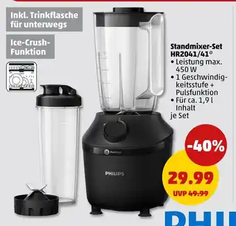 PENNY Philips standmixer-set hr2041/41 Angebot