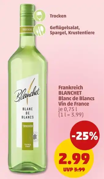 PENNY Blanchet blanc de blancs vin de france Angebot