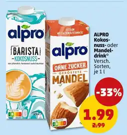 PENNY Alpro alpro kokosnuss- oder mandeldrink Angebot