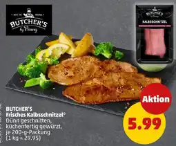 PENNY Butcher's by penny frisches kalbsschnitzel Angebot
