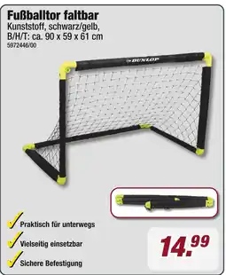 Poco Dunlop fußballtor faltbar Angebot