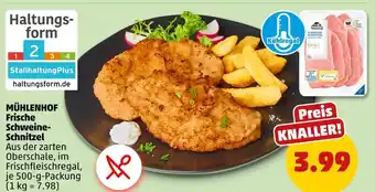 PENNY Mühlenhof frische schweine-schnitzel Angebot