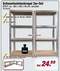 Poco Schwerlaststeckregal 2er-set Angebot
