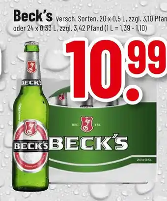 trinkgut Beck's beck's Angebot
